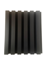 ATYPICKÝ PRODUKT - Akustický panel - ČERNÝ, MDF + FOLIE FINISH, ČERNÝ akustický podklad FILC, 300 x 345 mm