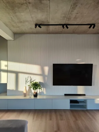 Odolné obkladové panely v bílé barvě – Vhodné k přebarvení a pro exteriér