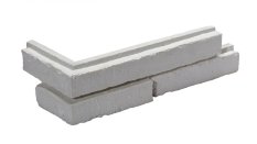 Sádrový obklad, ROH, ZE SÁDRY, METRO 1 - WHITE, bíá, 345 x 145 mm, tloušťka 10-30 mm, 1 bm