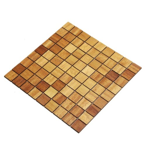 VZORKA - IROKO mozaika 2D - pre kúpeľne a kuchyne 30 x 30 mm - veľkosť vzorky: 100 x 100 mm