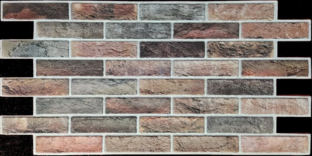 PVC dekorační panely - Brick burnt, 960 x 485 x 0,35 mm
