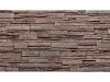 Betonový obklad, Z BETONU, KENYA 2, středně hnědá, 533 x 120 mm, tloušťka 16-33 mm, 0.40 m2