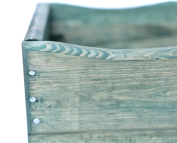 Truhlík 44 / 64 cm - zelený, hnedý, prírodný - Farba: Stredne hnedá, Rozmer: 170 x 440 x 220 mm
