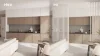 Dělící lamelová stěna - BÍLÁ, (kompletní sada), MDF + FINISH FOLIE, 29 předpřipravených šířek od 510 do 2750 mm, libovolná výška (maximálně 2750 mm), 70 mm tloušťka příčky - Typ lamel: Otočné