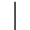 LINEA SLIM SINGLE - Dřevěná lamela na stěnu, černá, 2650 x 22 x 27 mm