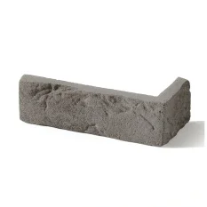 Cihlový obklad, ROH, Z BETONU, CAMBRIDGE 14, šedá, 80 x 190 mm x 63 mm, tloušťka 12-18 mm, 0.47 m2
