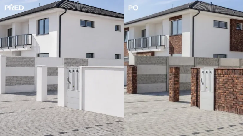 Cihlový obklad, Z BETONU, COUNTRY 676, hnědá, 205 x 62 mm, tloušťka 14-17 mm, 1 m2