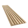Drevené lamely ÚZKE na DYHOVANEJ doske (MDF), DUBOVÁ DYHA, 24 x 300 x 2750 mm (0,825 m2) - Povrchová úprava dyhy: Olejovaná