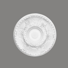 Rozeta - průměr 596 mm, hloubka 70 mm, maximální šířka řezaného otvoru 150 mm