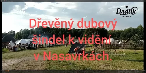 VIDEO UKÁZKA: Dubový šindel na střeše!