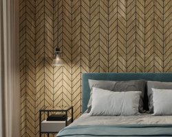 Detailní instalace lamelových panelů