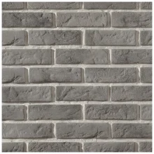 Cihlový obklad, Z BETONU, CAMBRIDGE 14, šedá, 208 x 63 mm, tloušťka 12-18 mm, 0.91 m2