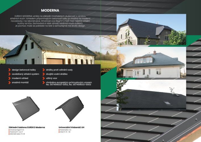 Větrací modul VME1 – odvětrání střešního pláště přes hřeben (CPS a MODERNA)