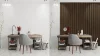 Akustický panel ACOUSTIC LINE - ezotica | černá, 2650 x 245 x 22 mm, lamely MDF + FINISH FOLIE, akustický podklad FILC