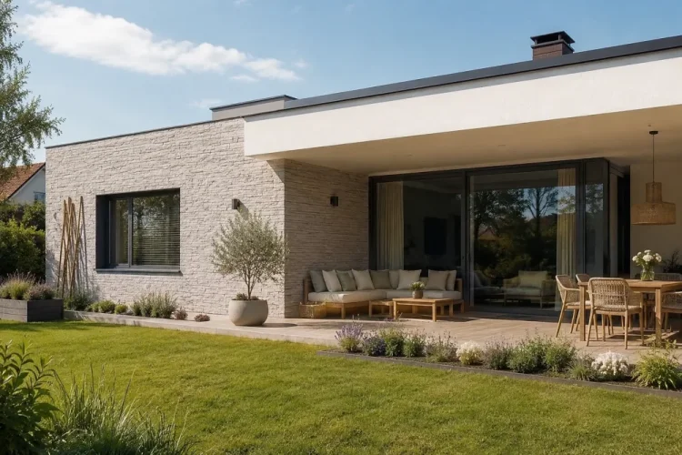 Betonový obklad, Z BETONU, AMSTERDAM 2 - GREY, středně šedá, 76 x 260 mm, tloušťka 9-25 mm, 0.59 m2