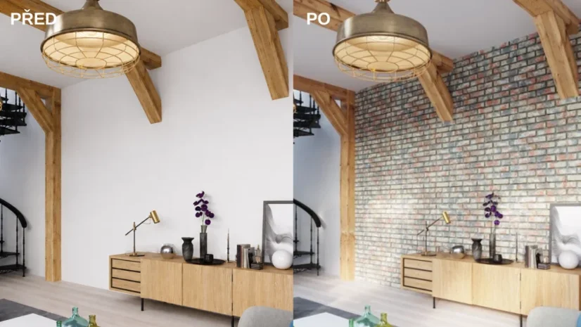 Cihlový obklad, Z BETONU, CAMBRIDGE 7, mix barev, 208 x 63 mm, tloušťka 12-18 mm, 0.91 m2