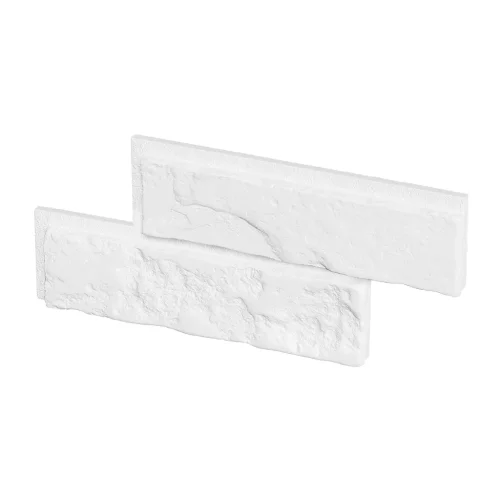 Cihlový obklad, ZE SÁDRY, PANAMA 1, bílá, 263 x 147 mm, tloušťka 10-20 mm, 0,42 m2