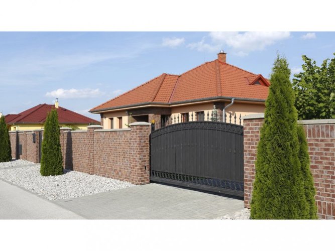 Cihlový obklad, Z BETONU, COUNTRY 668, tmavě hnědá, 205 x 62 mm, tloušťka 14-17 mm, 1 m2