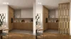 Deliaca priečka JAPANDI, 520-2720 x 1800-2750 mm, (MDF), DUB WOTAN