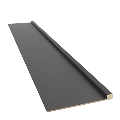 Designový obkladový panel JAPANDI (MDF), ČERNÁ, 24 x 300 x 2750 mm (0,825 m2)