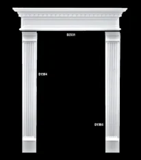 Lišta na orámovanie - tvrdý plast ProFoam® (Polyuretán), základný biely náter (pretierateľný), 165 x 2160 x 70 mm