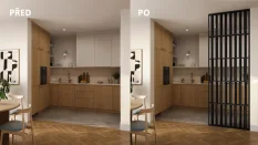 Dělící příčka JAPANDI, 520-2720 x 1800-2750 mm, (MDF), ČERNÁ MATNÁ Dělící příčka JAPANDI, 520-2720 x 1800-2750 mm, (MDF), ČERNÁ MATNÁ