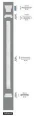Pilaster - 345 x 407 x 95 mm