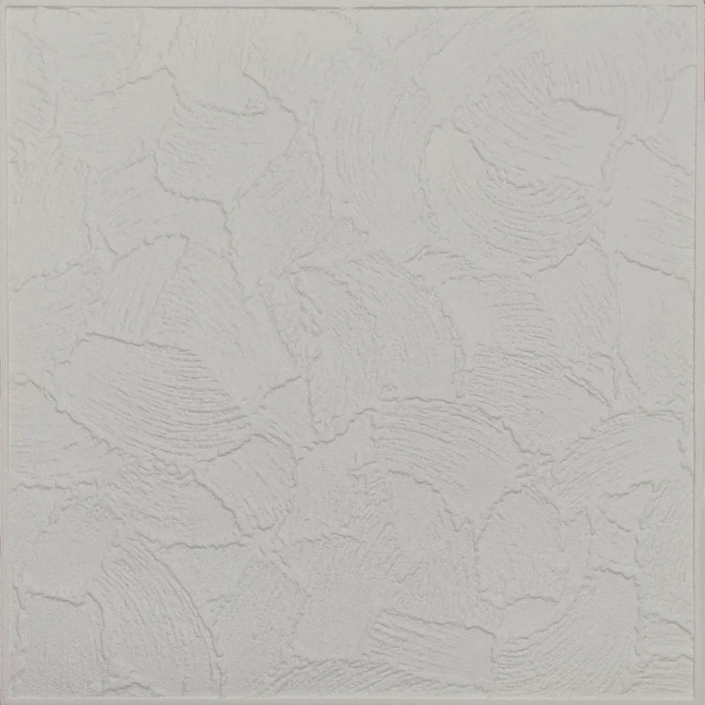 Stropní kazety pěněné bílé - KELLENPUTZ, 495 x 495 x 8 mm