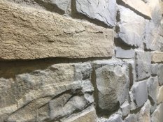 Kamenný obklad, Z BETONU, MIX Alpina, šedohnědá, 70 – 600 x 10 – 300 mm, tloušťka 10 - 60 mm, 0,75 m2 Kamenný obklad, Z BETONU, MIX Alpina, šedohnědá, 70 – 600 x 10 – 300 mm, tloušťka 10 - 60 mm, 0,75 m2