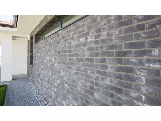 Cihlový obklad, Z BETONU, COUNTRY 672, šedá, 205 x 62 mm, tloušťka 14-17 mm, 1 m2