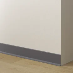 Soklová lišta - MATNÁ GRAFIT, 13 x 1,5 x 2750 mm, HLINÍK
