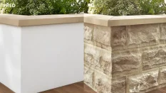 Betonový obklad, Z BETONU, ROMA 1, hnědá, 160 x 285 mm, tloušťka 16-27 mm, 0.75 m2