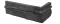 Betónový obklad, ROH, Z BETÓNU, GRENADA 5 - graphite, stredne sivá, 325 x 150 mm, hrúbka 22-38 mm, 0.28 m2