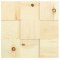 BOROVICA 100, samolepiaci panel 300 x 300 mm (0,09 m²) - drevena mozaika 3D