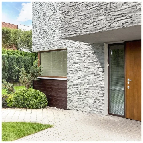 Kamenný obklad, Z BETONU, DENVER 1, světle šedá, 93 x 200 - 340 mm, tloušťka 8 - 23 mm, 0.40 m2
