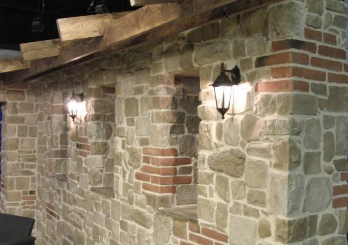Kamenný obklad, Z BETÓNU, Mix Toscana, mix farieb, 100 - 500 x 150 - 300 mm, hrúbka 20 - 60 mm, 1 m2