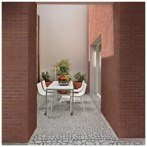 Cihlový obklad, Z BETONU, ARUBA 1 , červená, 65 x 210 mm, tloušťka 12-16 mm, 0.59 m2