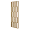Dělící příčka JAPANDI, 520-2720 x 1800-2750 mm, (MDF), DUB WOTAN