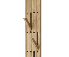 Lamelový věšák - 285 x 2750 x 46 mm, (MDF), DUBOVÁ DÝHA