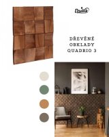 Stylová elegance pro váš interiér – Dřevěný obklad QUADRO 3