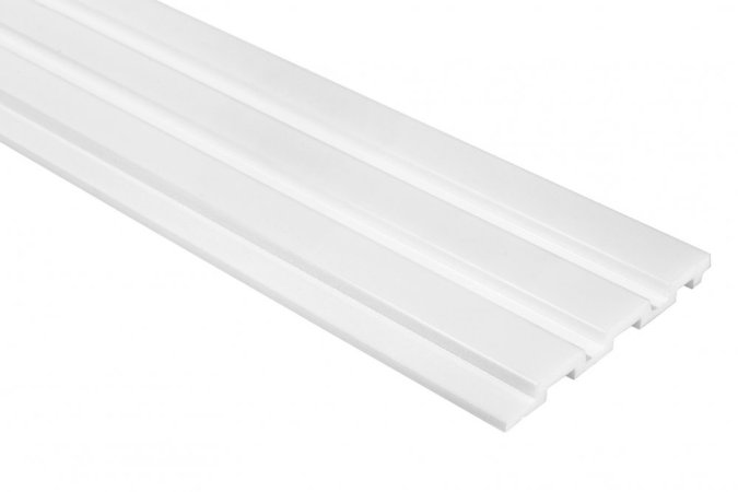 Voděodolný lamelový panel - bílá varianta - lamely vhodné k přebarvení