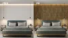 Lamelový panel HAARLEM - DUBOVÁ DÝHA, 600 x 300 x 11 mm, ČERNÝ MDF PANEL