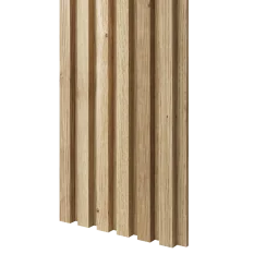 Dřevěné lamely ÚZKÉ na DÝHOVANÉ desce (MDF), DUBOVÁ DÝHA, 24 x 300 x 2750 mm (0,825 m2)