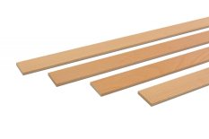 VZORKA - Drevená krycia lišta BUK - brúsená, olejovaná, veľkosť vzorky: 30 x 200 mm