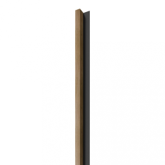 Dřevěná lamela LINEA 1 - dub / černá