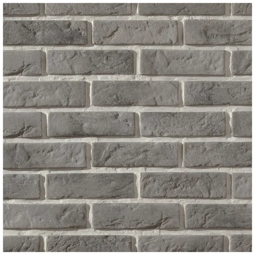 Cihlový obklad, Z BETONU, CAMBRIDGE 14, šedá, 208 x 63 mm, tloušťka 12-18 mm, 0.91 m2
