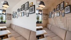 Betonový obklad, Z BETONU, TIMBER 2, bílá, 530 x 117 mm, tloušťka 12-28 mm, 0.43 m2