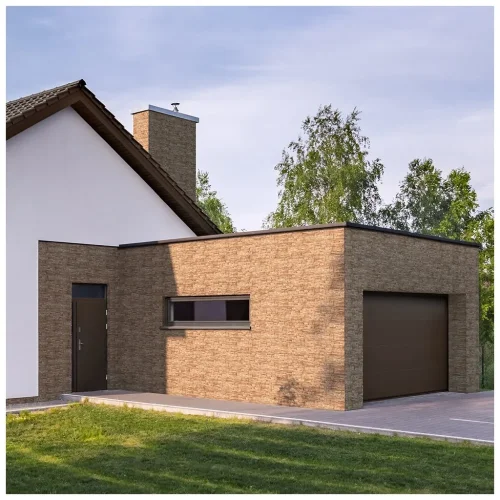 Kamenný obklad, Z BETONU, PATAGONIA 1, hnědá, 92 x 200, 330 mm, tloušťka 8 - 16 mm, 0.44 m2