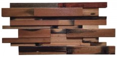 VZORKA - DREVENÁ LODNÁ MOZAIKA - OBKLADOVÝ PANEL - ROZMER VZORKY: 200 x 150 mm