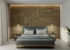 Lamelový panel SEVILLA - DUBOVÁ DÝHA, 600 x 300 x 11 mm, ČERNÝ MDF PANEL